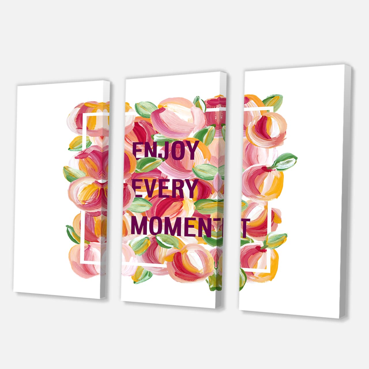 Designart - Enjoy Every Moment - Traditional Canvas Wall Art Print